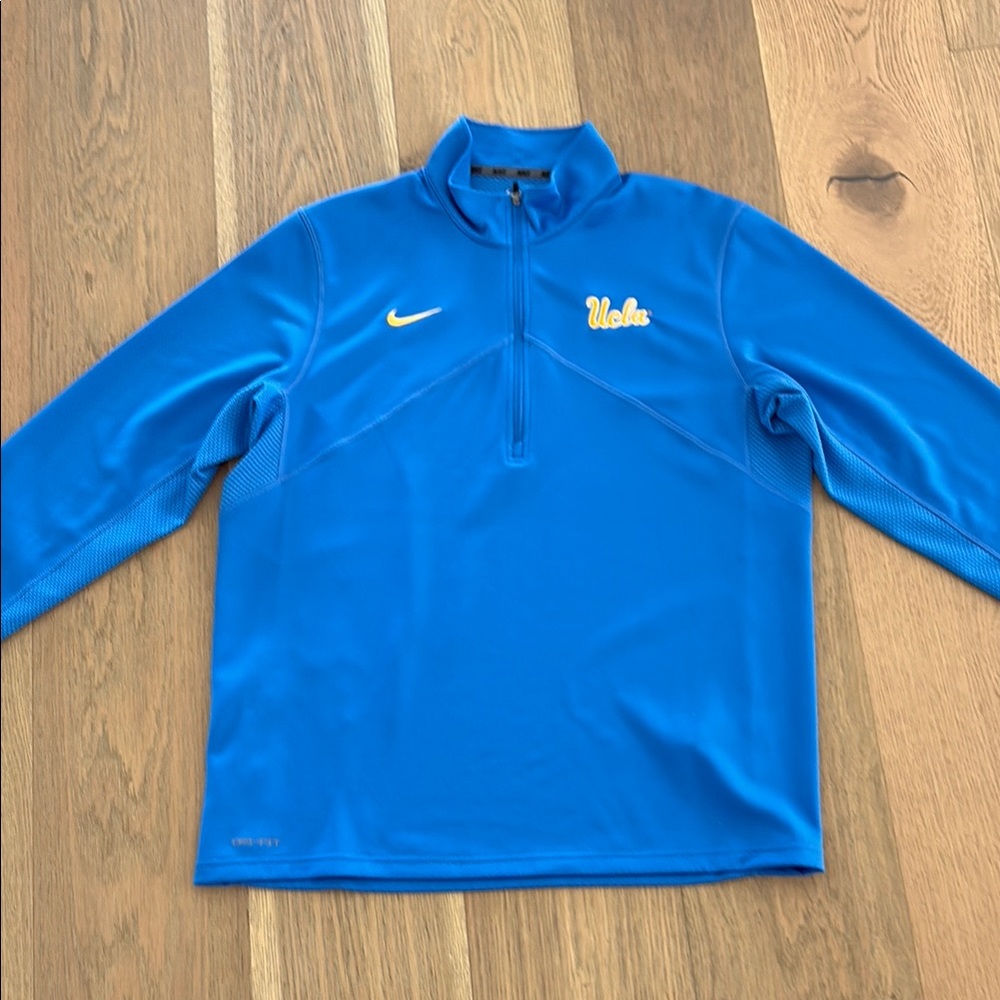 Nike Blue UCLA Quarter-Zip Pullover